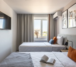 Студия с 2  раздельными кроватями в Apartments&Hotel Trend
