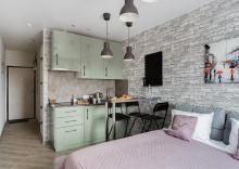 1-комнатные апартаменты студия Grey в Smart Lofts Moscow