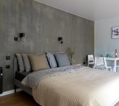 1-комнатные апартаменты люкс с балконом в Panorama Suites Group