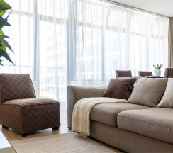 Трехкомнатные апартаменты с двумя спальнями (6-14 этаж) в Real Apartments Sochi