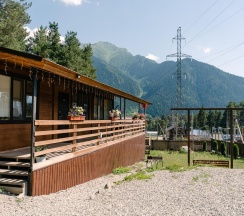 2-комнатные апартаменты люкс с 1 двуспальной кроватью в Радужный Архыз