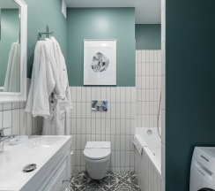 Двухместные апартаменты Superior двуспальная кровать в Апартаменты Румер в современном жилом комплексе у ТЦ Дана Молл