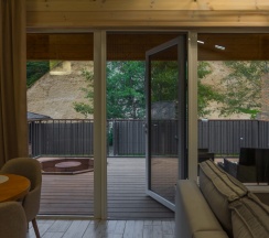 Четырёхместное шале с видом на горы в Тихая гавань