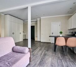 Люкс с террасой и видом на город и море в IL Punto