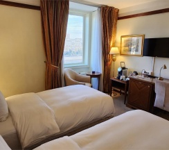 Улучшенный с 2 отдельными кроватями и видом на реку в Radisson Slavyanskaya Hotel Moscow