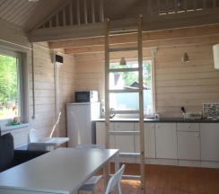 Коттедж с красивым видом из окна в Ежевика