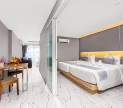 Двухместный номер студия (2 отдельные кровати) в Patong Bay Residence