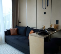 Сканди №14 "Огонь" (оснащение дома, стоимость купели и бани см. Подробнее) в Dacha