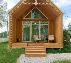 Терем - дача с дровяным камином в Domingo Dacha