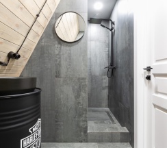 №2 A-Frame 60m2 с купелью (оснащение дома, стоимость купели и бани см. Подробнее) в Les holidays