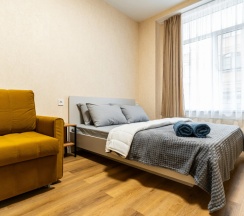 Студия Comfort в Апартаменты в Нoвоpоccийcкe c Дизaйнерcким Рeмoнтoм
