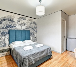 Комната стандарт с 1 двуспальной кроватью с балконом в Белая Лилия