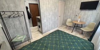 Тольятти: Апартаменты Квартира Студия на Победы 21, двуспальная кровать