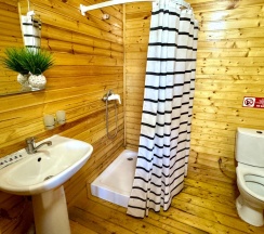 1–комнатный 5-местный Домик с мини-кухней и террасой в Кокос