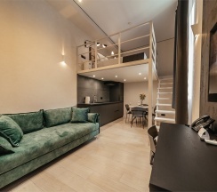 Двухуровневые апартаменты-студио (ул. Ленина 8а) в City hotel