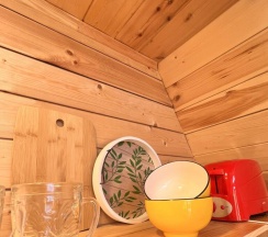 Двухместный коттедж Standard двуспальная кровать в Eco house