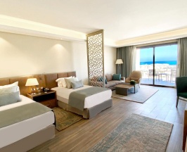Двухместный люкс с видом на море 2 отдельные кровати в Rixos Premium Magawish Suites and Villas