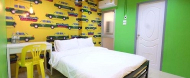 Двухместный номер двуспальная кровать в Oh Bangkok Hostel