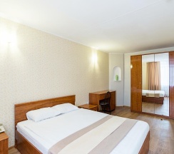 Номер полулюкс с 1 двуспальной кроватью в Рубин