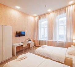 Эконом с 2 односпальными кроватями (общий с/у) в Горький