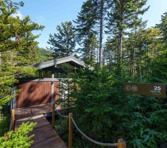 Шале на берегу вулканической реки в Кунашир резорт и СПА