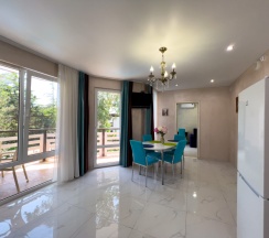 Апартаменты с 2 комнатами с балконом и с красивым видом из окна в Лазурный берег