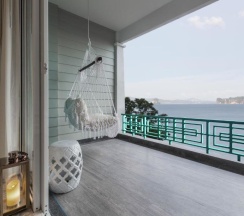 Двухместный номер Deluxe с видом на океан двуспальная кровать в Cape Kudu Hotel