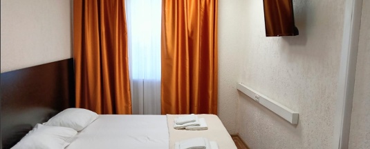 Двухместный номер с двуспальной кроватью в Smart Hotel KDO Уфа