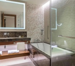 Двухместный номер Guest с балконом и с видом на море (2 отдельные кровати) в Hilton Batumi