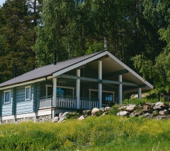 Коттедж улучшенный (Синий дом) в Forrest Lodge Karelia