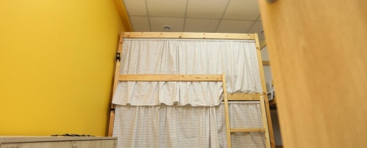 Кровать в 4-местном общем номере (без окна) в 40 Подушек