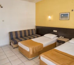 Двухместный номер двуспальная кровать в Kleopatra Bebek Hotel