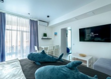 Seaside Apartment (Вид на море, первая линия, до 4 гостей), Станюковича 48/5 в Vvo apartments group