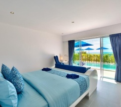 Бунгало с видом на море в La Perle Luxury Boutique Hotel