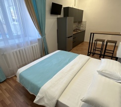 1-комнатные апартаменты студия с 1 двуспальной кроватью в Баринн