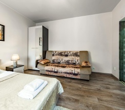 1-комнатные апартаменты стандарт Кубанская 19 в Sun City Apartment (Сан Сити Апартмент) на улице Кубанская