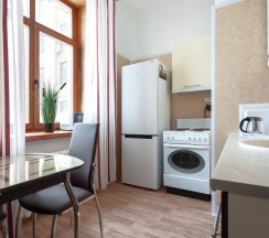 Стандарт с двумя спальнями и камином в Апартаменты IZBA