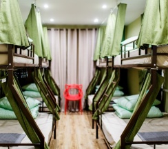 Мужской номер на 8 человек. Нижнее место (ширина 120 см.) в Nice hostel Crocus