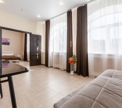 Полулюкс с кухней и большой кроватью в Мирталь