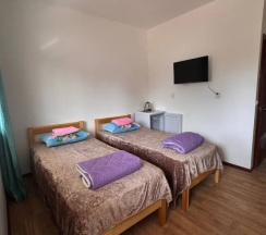 Двухместный номер Standard с балконом и с красивым видом из окна двуспальная кровать в Акварель