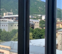 Номер с панорамным видом на горы (двуспальная кровать) в Круиз