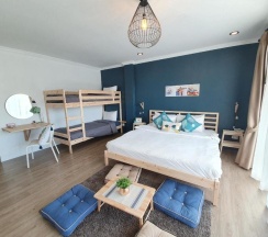 Семейный номер Standard с балконом в Thira House