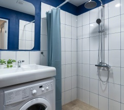 Апартаменты студия с 1 двуспальной кроватью в Prim Rooms Apartments (Прим Румс Апартменс)