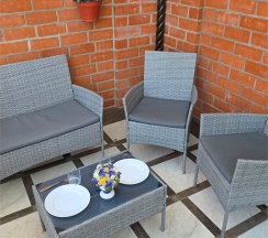 Премиум Люкс с кроватями TWIN/DBL и большой террасой с видом на горы в Цитрус