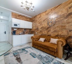 Номер “Caramel Apart” Апартаменты с видом на море в Morskoy resort