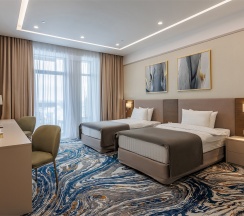 Комфорт с балконом и двумя раздельными кроватями в Minger Med SPA