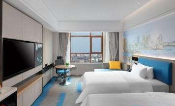Двухместный номер Deluxe 2 отдельные кровати в Hampton by Hilton Qingdao Jiaodong International Airport South Hotel