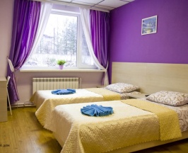 Двухместный номер с 2 отдельными кроватями и общей ванной комнатой в Альянс