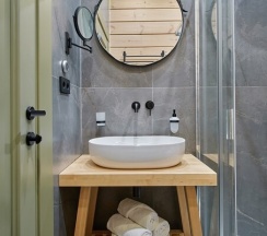 Номер Делюкс с двуспальной кроватью с видом на гору в Grand Chalet Altay
