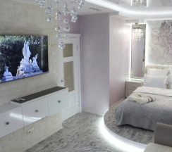 Двухместные апартаменты c 1 комнатой (двуспальная кровать) в Апартаменты Deluxe, 46 м² на улице Ползунова, 4